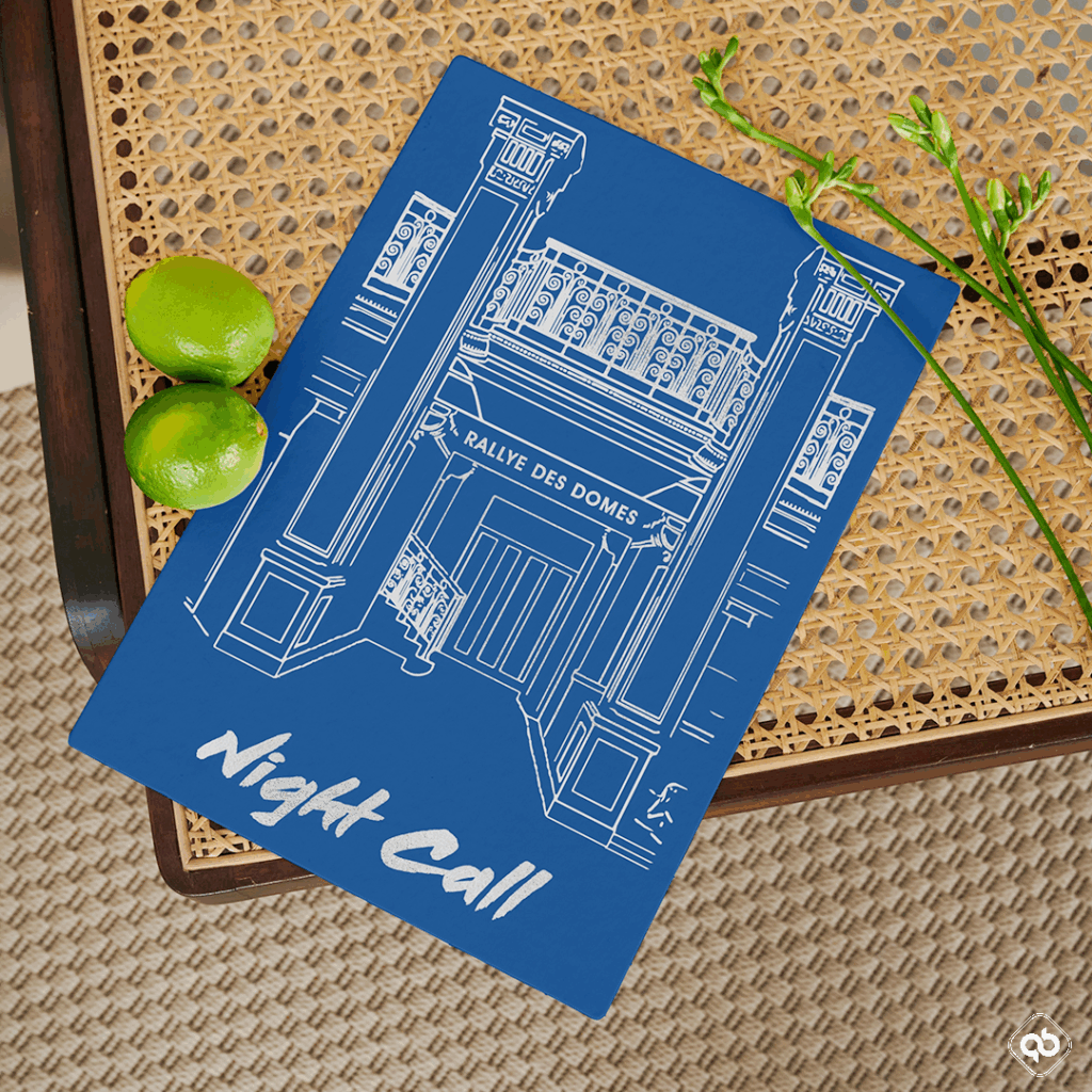 Carton d’invitation soirée de Rallye sur-mesure – Graphiste Paris